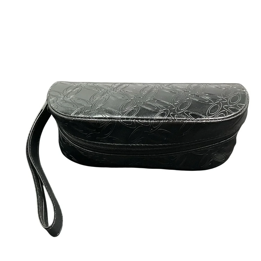 Oakley Soft Shell Case Zip Glasses Sunglasses Black‎ Logo Wristlet Strap
